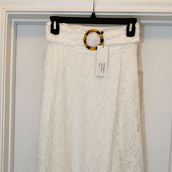 Strut & Bolt Dresses & Skirts - White Lace Skirt